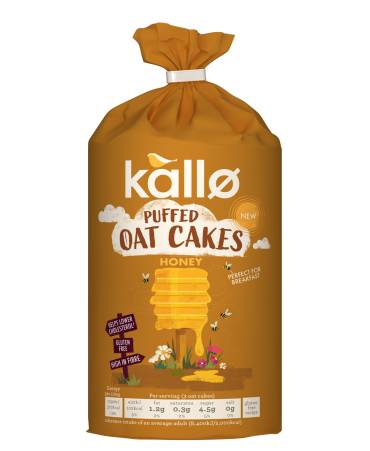 Honey Puffed Oat Cakes